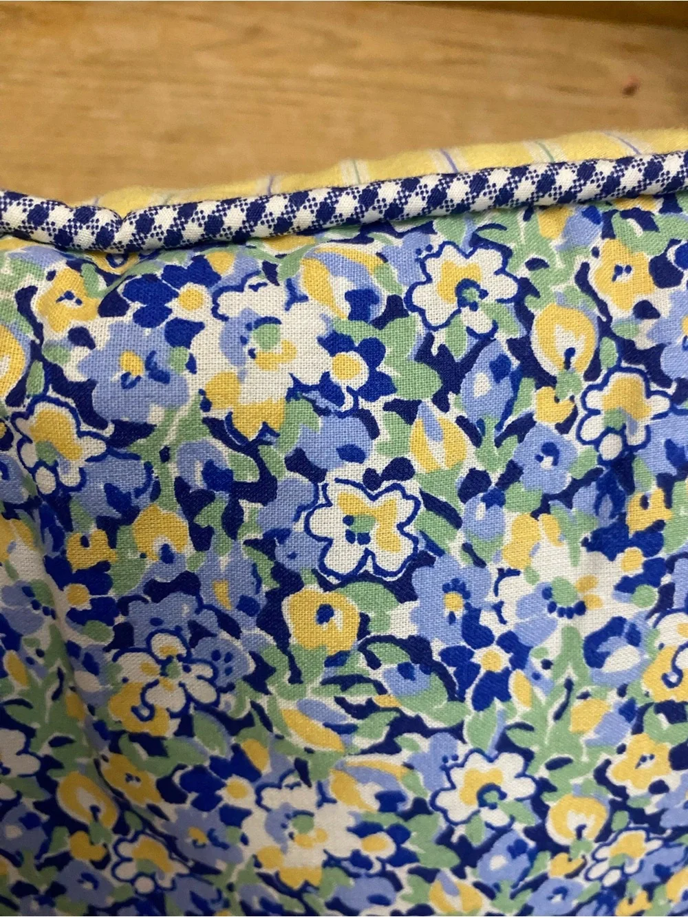 Tommy Hilfiger Vintage Elizabeth Anne Square Throw Pillow Ditsy Floral Pattern
